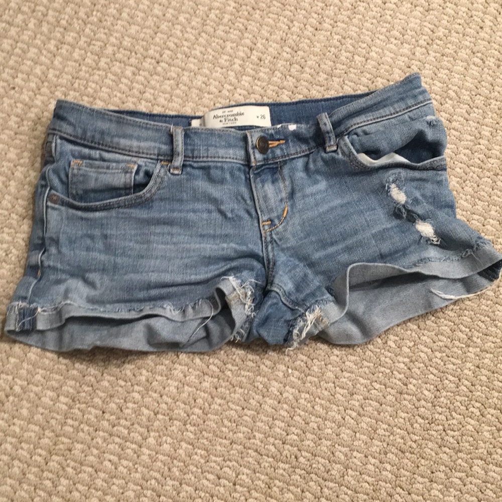 Denim shorts